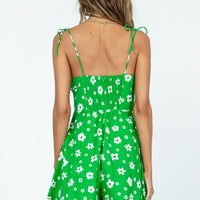 Afina Romper Green Floral