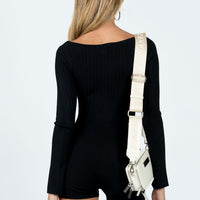 Erika Romper Black