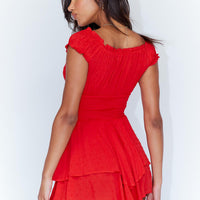 The Love Galore Romper Red
