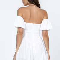 Karolina Romper White