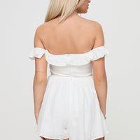 As I Am Romper White