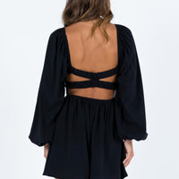 Kamea Romper Black