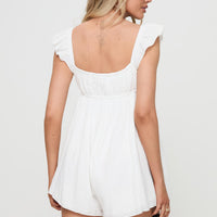 Kez Romper White