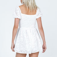 Audie Romper White