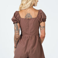 Merideth Romper Brown