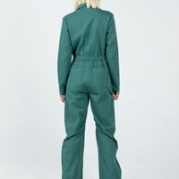 Miami Vice Boiler Suit Forest Green