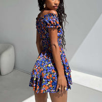 The Love Galore Romper Black Floral