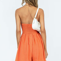 Kehlani Romper Orange