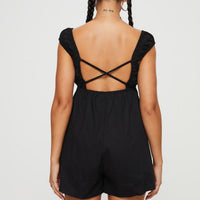 Bridgid Romper Black