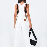 Aura Overalls White