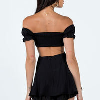 Kezian Romper Black