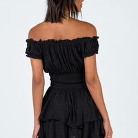 The Love Galore Romper Black