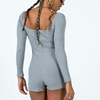 Jolie Romper Grey