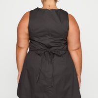 Yumiko Romper Slate Grey Curve