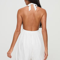 Flotte Playsuit White