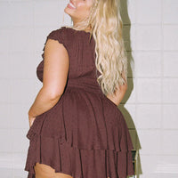 The Love Galore Romper Brown Curve