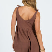 Tessa Romper Brown