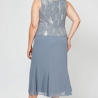 Plus Angela Firework Sequin Jacket Dress
