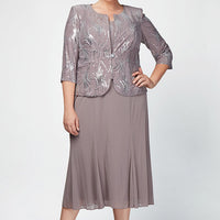 Plus Annabelle Godet Detail Firework Sequin Jacket Dress