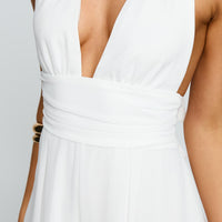 Got Me Started Romper White