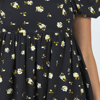Lorna Romper Black Floral