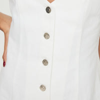 Damico Romper White