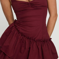 Shantelle Romper Burgundy Tall