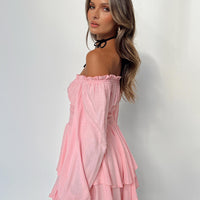 The Love Galore Long Sleeve Romper Baby Pink