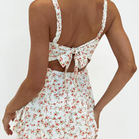Thunderclouds Romper Pink Floral