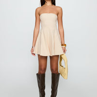 Zavira Strapless Romper Oat