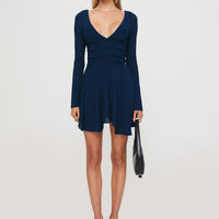 Nautia Long Sleeve Romper Navy