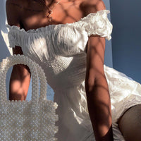 The Love Galore Romper White