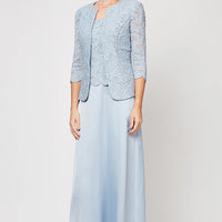 Bethany Glitter Lace Jacket Dress