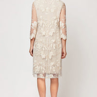 Alana Embroidered Mock Jacket Dress
