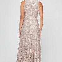 Elaine Sleeveless Lace Gown