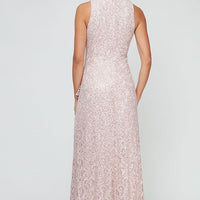 Elaine Sleeveless Lace Gown