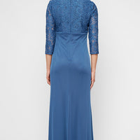 Plus Victoria Empire Waist Gown