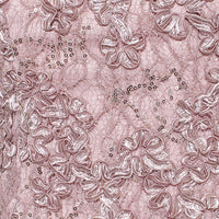 Regular - Tea-Length Soutache Dress with Center Front Button Jacket and Chiffon Skirt