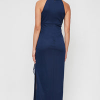 Alexandra Beaded Halter Dress
