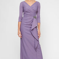 Chloe Contour Cascade Ruffle Dress