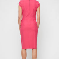 Tara Tulip Overlay Contour Dress