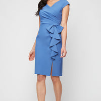 Evie Cascade Detail Contour Dress