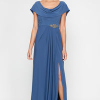 Celeste A-Line Matte Jersey Dress