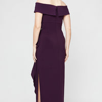 Nora Off-the-Shoulder Matte Jersey Dress