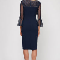 Gabrielle Bell Sleeved Crepe Dress