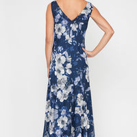 Emma Printed Cowl Neck Dress