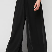 Petite Skirt/Pant Combination Bottom with Foldover Panel