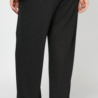 Plus Straight Leg Metallic Knit Pant