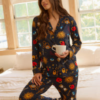 Winter Cloud Jersey PJ Set in Mystic