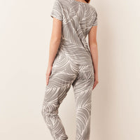 Nadia Cloud Jersey PJ Set in Whisper